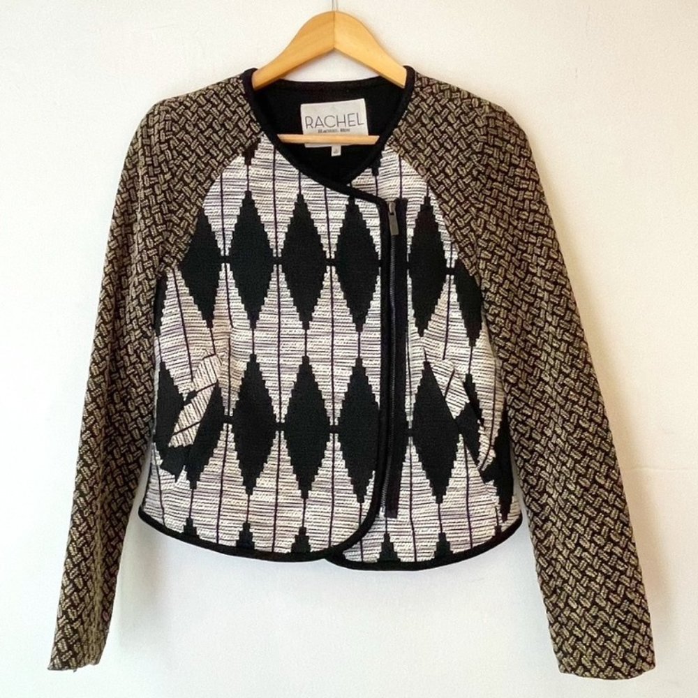 Rachel Roy Size Small Vintage Jacket Patterned and Lined